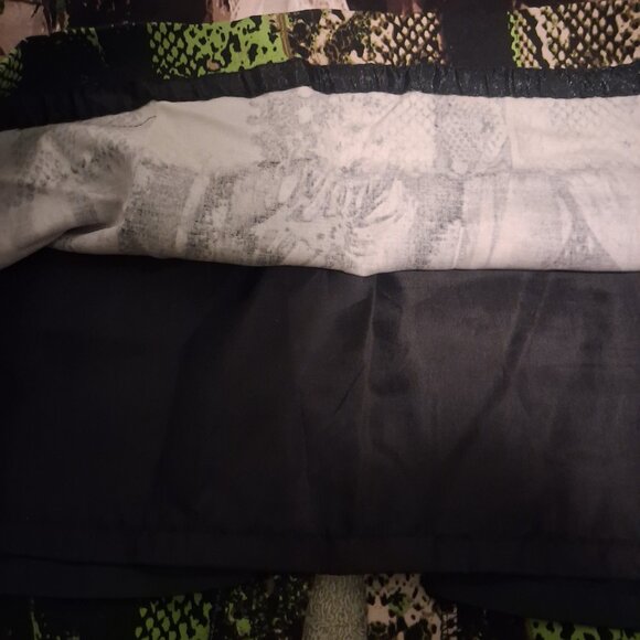 Women’s Worthington Cotton SKIRT ‘Green Island Retreat’ Tropical Forest Sz. 12 - Picture 4 of 8